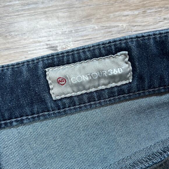 AG Farrah Skinny Jeans 28R Dark Wash Contour 360 High Rise Stretch Denim - Picture 8 of 11